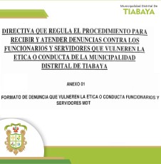 Portal Municipalidad Distrital de Tiabaya