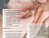 Matrimonio Comunitario Civil Municipalidad de Tiabaya con ocasión de celebrarse el 151