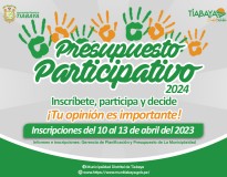 PRESUPUESTO PARTICIPATIVO 2024